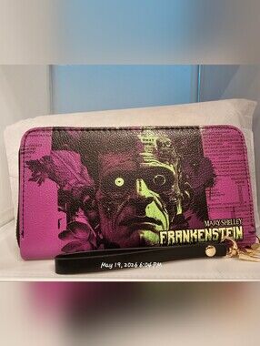 Lettoria "Frankenstein" Lablight Violet Wallet/Wristlet